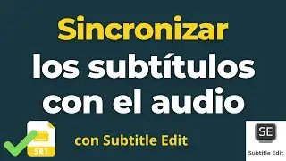 🎬 Cómo SINCRONIZAR los subtítulos con Subtitle Edit | SOLUCIÓN desfase de subtítulos