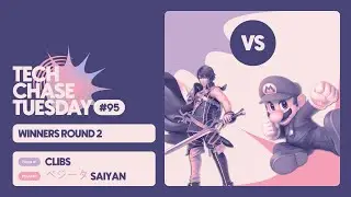 Clibs (Chrom/Yoshi) vs ベジータ | Saiyan (Mario) | Winners Round 2 | Tech Chase Tuesday 95