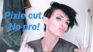 DIY PIXIE CUT 👀 I SHAVED MY HEAD!!! #pixiecut #cuttingmyhair