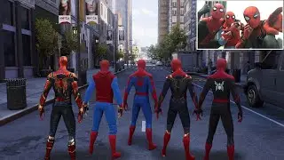 SPIDERBROS MCU PLAYING SPIDERMAN 2 (FUNNY FREE ROAM GAMEPLAY)