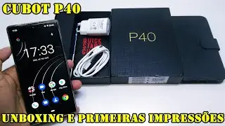 CUBOT P40 UNBOXING PRIMEIRAS IMPRESSÕES,RODA FREE FIRE NO ULTRA📱❤️