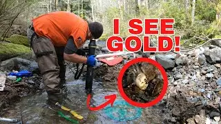 Underwater Viewer, Chunky Gold Prospecting, Central Cascades Near Portland Oregon.