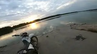 Эндуро покатушка вокруг Истринского водохраниища