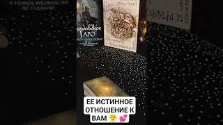 ЕЕ ИСТИННОЕ ОТНОШЕНИЕ К ВАМ 😤 💕#шуратаро#таро#рубрика#длямужчин#