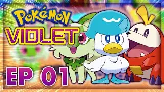 LE DÉBUT DE L'AVENTURE SUR POKEMON VIOLET ! - Episode 01 | Let's Play Découverte sur Pokémon Violet
