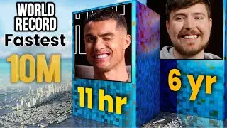 World Record Fastest Hit 10 Million Subscribers on Youtube 3D compare Video | UR - Cristiano