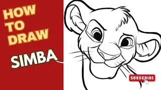 How to Draw Simba | Lion King