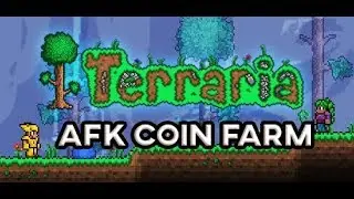 Terraria (1.3) How to build an AFK Coin farm and make Money Fast!