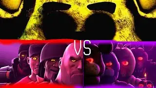 Battle of Legends! FNAF vs TF2 Reaction!