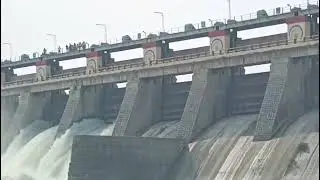 Musi Dam Gates Opened// #musidam #musiproject #musiriver #dams #river #nalgonda #snippetshots