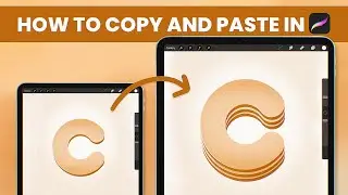How to copy and paste in Procreate. Procreate tips, 