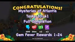 Township : Mysteries of Atlantis | Tasks & Goals | Quests | Gem Fever Rewards ​⁠@TownshipPro1
