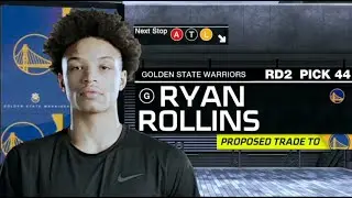 2022 NBA Draft: Warriors Draft Ryan Rollins