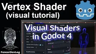 Godot 4: Vertex manipulation with a visual shader (tutorial)