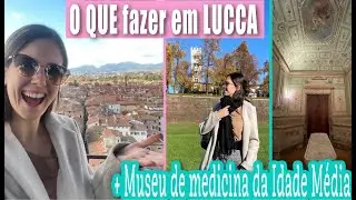 UM dia em LUCCA na TOSCANA | Conhecendo um dos HOSPITAIS mais ANTIGOS do MUNDO em PISTOIA