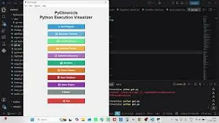 PyChronicle Project(Python Execution Visualizer & Debugging Tool)