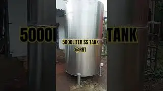 5000LITER SS TANK @RAMROTECHNOLOGY # SS RO PLANT # MINERALS RO PLANT # JAR WASHING MACHINE #