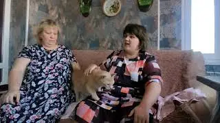 Крым. Семья Мазурок - Алла и Яна - село Молочное Сакский район - 25 октября 2021