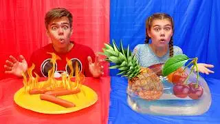 Nastya and the friendly rivalry of Cold vs. Hot