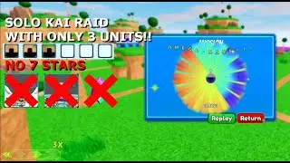 ROBLOX ASTD | SOLOING KAI RAID WITH 3 UNITS, NO STARDUST OR 7 STARS