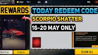 FREE FIRE REDEEM CODE TODAY 20 MAY REDEEM CODE FREE FIRE | FF REDEEM CODE TODAY 20 MAY