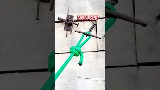 When You Need Non Slip Loop - Double Dragon Version 2 #knot #outdoors