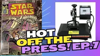 How to easily fix a fold in a comic book cover pressing 101 Star Wars 69 dude!