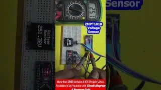 ZMPT101B OLED Voltage monitor | Arduino ZMPT101B Voltage Monitoring | Arduino OLED Voltage Display