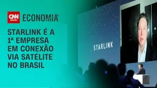 Starlink é a 1ª empresa em conexão via satélite no Brasil | CNN 360°