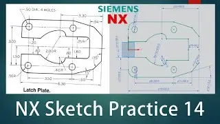 NX Sketch Practice - 14