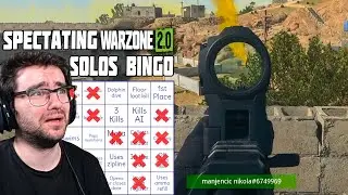 PUNISHED - Warzone 2 Solos Spectating BINGO