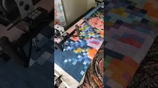 straight line quilting with the Statler Stitcher #nataliabonner