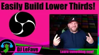 How to build a lower third in 