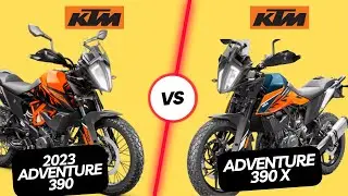 2023 KTM 390 Adventure Vs KTM 390 Adventure X 🔥🔥 Full Comparison ⚡⚡Engine Price Power Weight