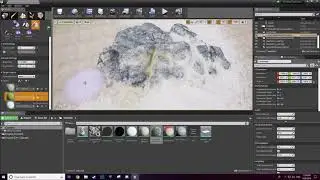 Unreal Engine 4 Runtime Virtual Texturing Example - Rock Terrain Blending!