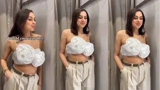 ZARA Viral Rose Top | Online vs Reality ZARA Edition! 