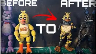 HOW TO MAKE IGNITED BONNIE AND CHICA FIGURES (TJOC,FNAF)