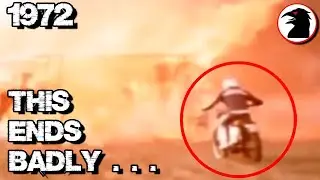 Final Seconds - Motorbike Fire Stunt Ends In Tragedy (Stephen Ladd 1972)