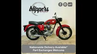 BSA C15 Classic Motorbike Review - How to kick start Motorcycle
