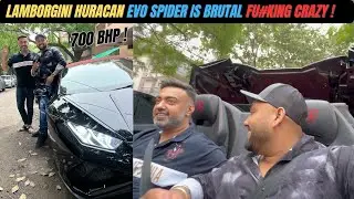 Lamborghini huracan evo Spider RWD is brutallyPowerful 😱 ￼700 BHP JET