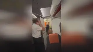 The couple had sex on board an airplane from England to Ibiza