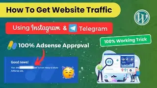 Fast Adsense Approval Trick 🔥🔥 | How to Website Traffic For Adsense Approval Using Instagram Ads ❤️✅