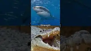 Great White Shark VS Saltwater Crocodile 