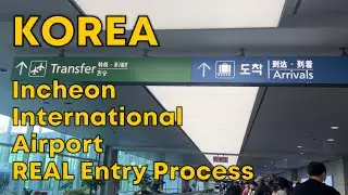 Exploring Incheon International Airport in South Korea Walking Tour 