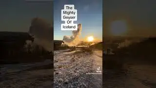The mighty Geysers of Iceland 🇮🇸 #iceland #geysers #travel #life