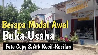 Modal awal yang dibutuhkan untuk mulai merintis usaha foto copy dan atk kecil-kecilan bagi pemula?