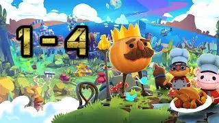 Level 1-4 | Overcooked Gameplay [2 Player]