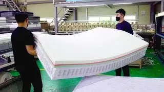 Korean Bed Factory That Make Foam Mattress Like Soft Cake
