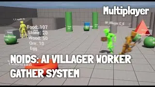 Noids: AI Villager Worker Gatherer System