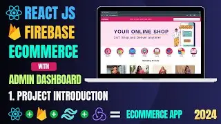 Build Ecommerce App with React And Firebase | React Ecommerce App | React Projects For Beginners  #1